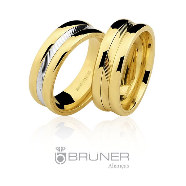 Alianças em ouro 18k 0,750 Grossa Anatômica 20g